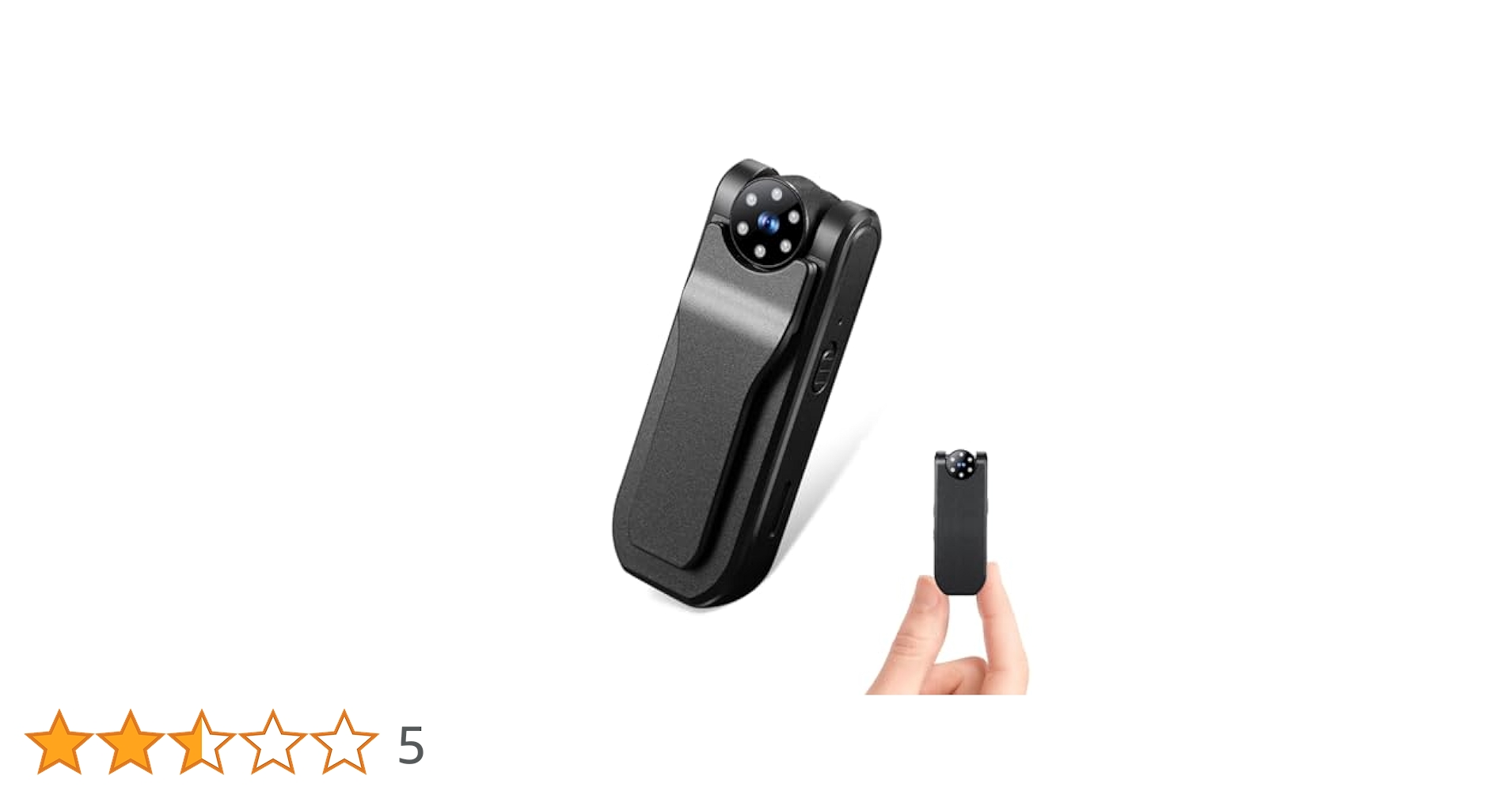 Amazon.co.jp: 4K ミニボディカメラ、WiFi ポケット着用カメラ